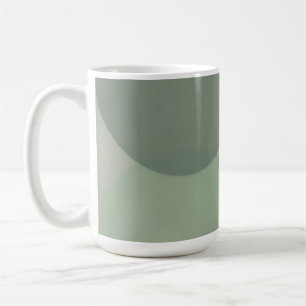 Taza De Café Círculos superpuestos minimalista abstracto