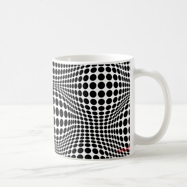 Taza De Café círculos y colinas 2 (Derecha)