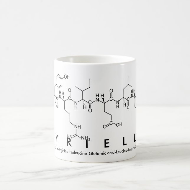 Taza De Café Cirielle peptide nombre mug (Centro)