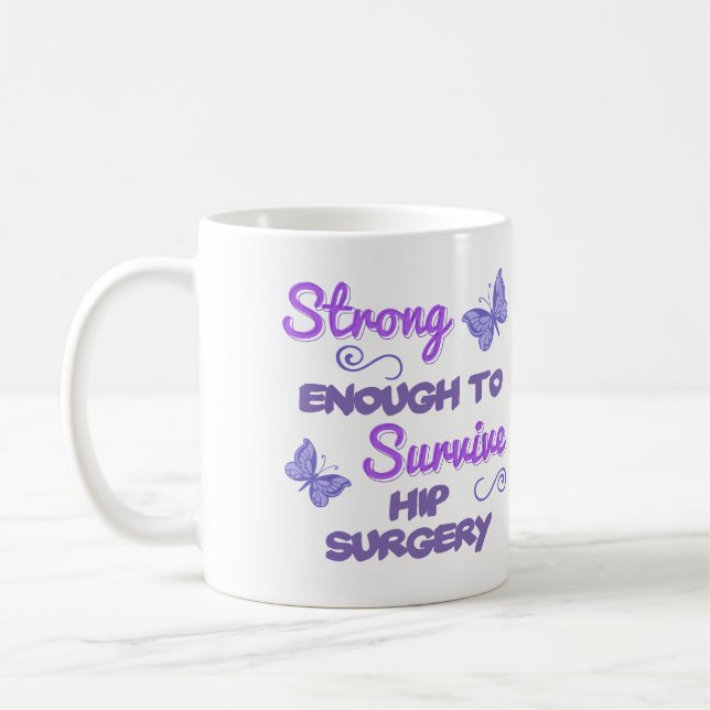 Taza De Café Cirugía de cadera inspiradora para mujeres (Izquierda)