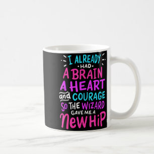 Taza De Café Cirugía de reemplazo de cadera de titanio Humor Di