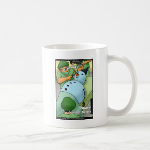 Taza De Café Cirugía Estética Muñeco de Nieve Regalos Divertido