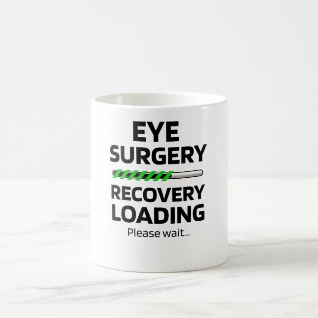 Taza De Café Cirugía ocular Regalos de recuperación Glaucoma Ca (Centro)