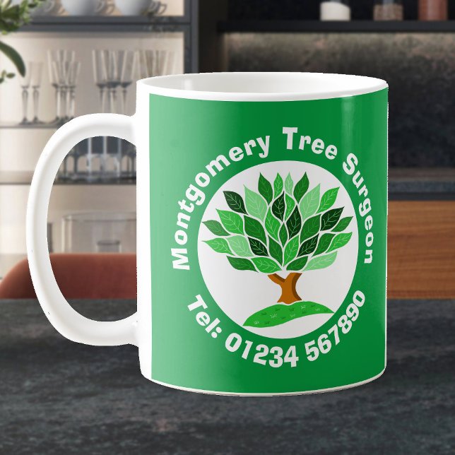 Taza De Café Cirujano árbol. Cría y tala de árboles. (Subido por el creador)