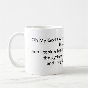 Taza De Café Cirujano casi muere mugre