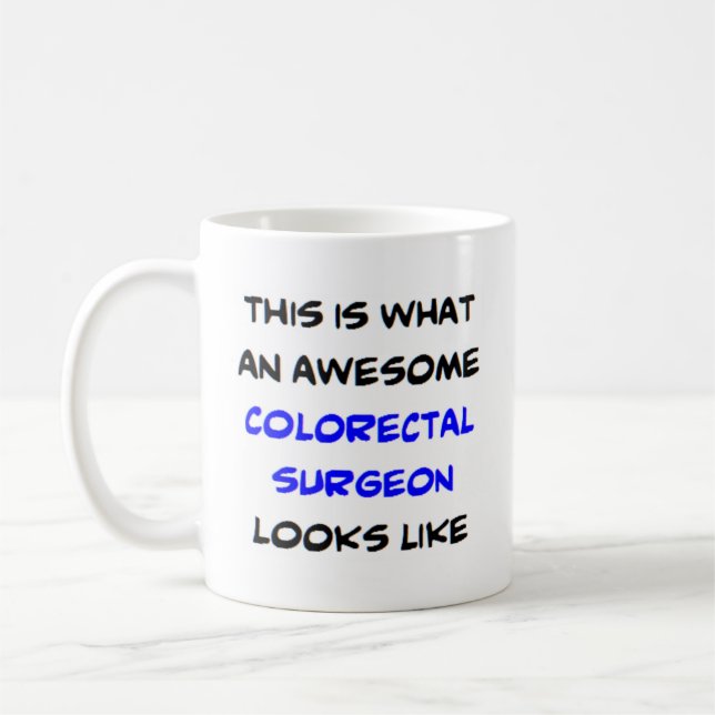 Taza De Café cirujano colorrectal, impresionante (Izquierda)