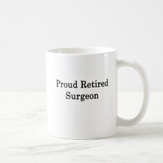 Taza De Café Cirujano jubilado orgulloso