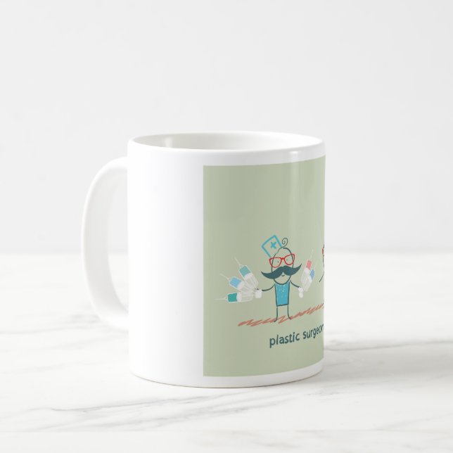 Taza De Café Cirujano plástico (Anverso izquierdo)