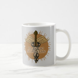 Taza De Café Cirujano Plástico caduceus