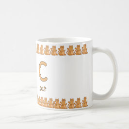 Taza De Café CisforCat–FunAlphabetCupDesign