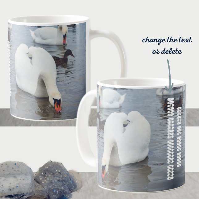 Taza De Café Cisne blanco (Subido por el creador)