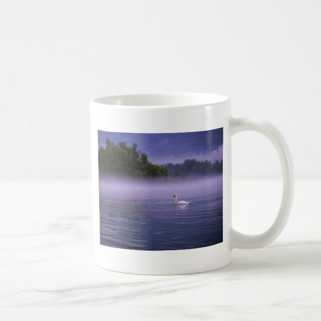 Taza De Café Cisne en lago (Derecha)