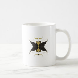Taza De Café Cisnes negros y palomas