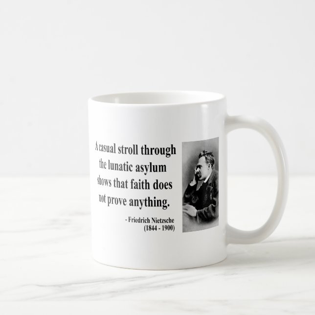 Taza De Café Cita 1b de Nietzsche (Derecha)