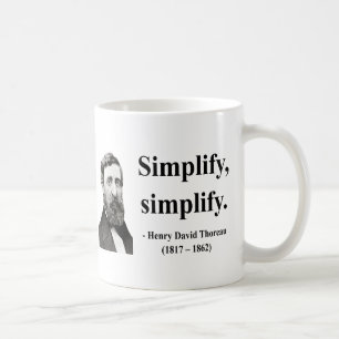 Taza De Café Cita 1b de Thoreau