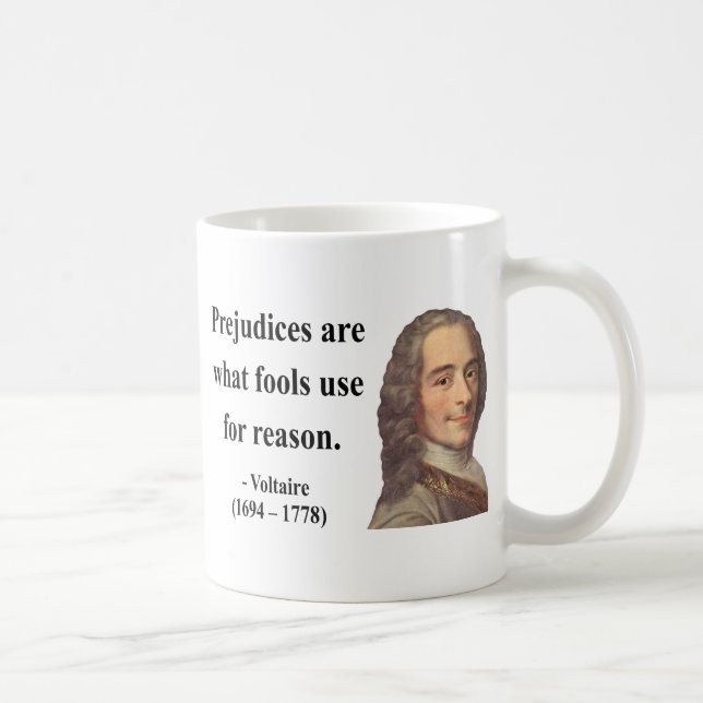Taza De Café Cita 4b de Voltaire (Derecha)
