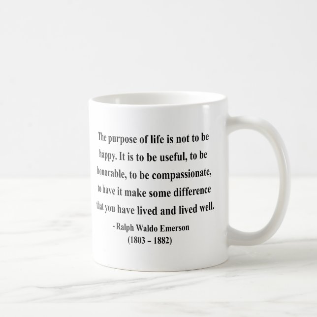 Taza De Café Cita 5a de Emerson (Derecha)