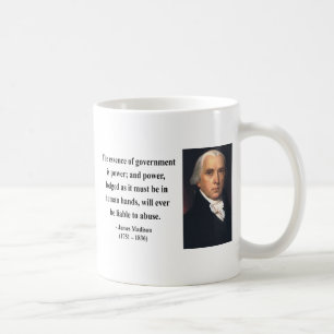 Taza De Café Cita 5b de James Madison