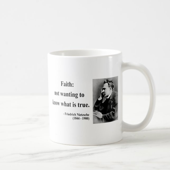 Taza De Café Cita 5b de Nietzsche (Derecha)