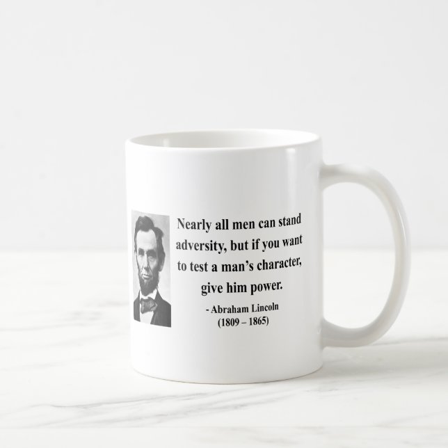 Taza De Café Cita 6b de Abraham Lincoln (Derecha)