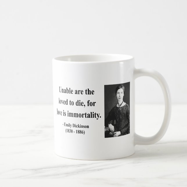 Taza De Café Cita 8b de Emily Dickinson (Derecha)