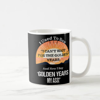 Taza De Café Cita a Sr. Ciudadano de Edad Vieja con Jubilación 