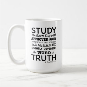 Taza De Café Cita bíblica 2 Timothy 2:15