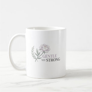 Taza De Café Cita Botánica de Enfermera Suave pero Fuerte
