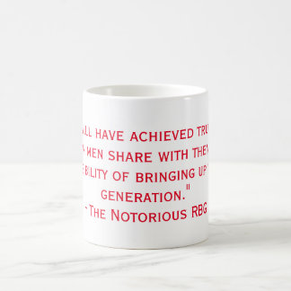 Taza De Café Cita conocida de RBG Mug