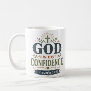 Taza De Café Cita Cristiana La Confianza En Dios Es Mi Confianz