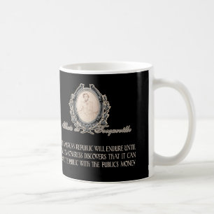 Taza De Café Cita de Alexis de Tocqueville: El curso de la vida