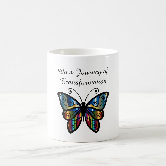 Taza De Café Cita de aliento inspiradora Mug (Centro)