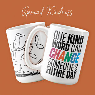 Taza De Café Cita de amabilidad café Inspirador moderno de moda