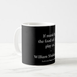 Taza De Café Cita de amor de William Shakespeare