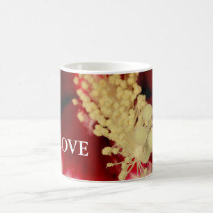 Taza De Café Cita de amor Fotograma de cierre Floral Mug