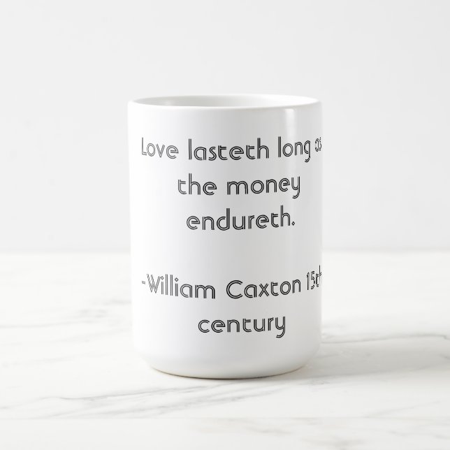 Taza De Café Cita de amor medieval divertida (Centro)