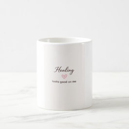 Taza De Café Cita de amor propio Sanación Me queda bien Minimal