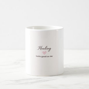 Taza De Café Cita de amor propio Sanación Me queda bien Minimal