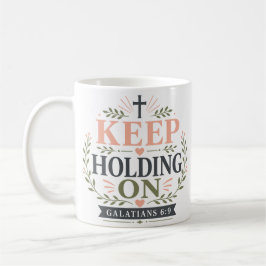 Taza De Café Cita de ánimo cristiano para seguir adelante