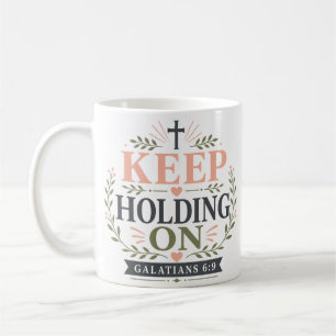 Taza De Café Cita de ánimo cristiano para seguir adelante