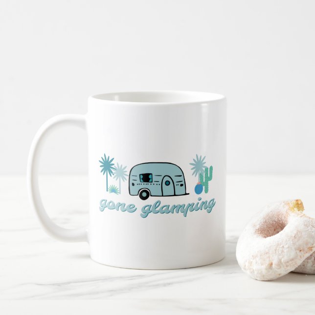 Taza De Café Cita de aventura de camping RV con glamour (Con donut)