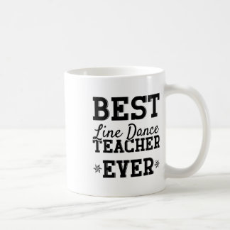 Taza De Café Cita de bailarín de línea de baile divertida Line 