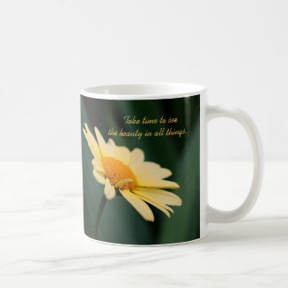 Taza De Café Cita de belleza Inspiradora de Daisy