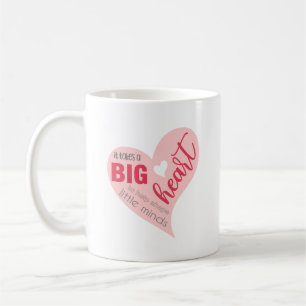 Taza De Café Cita de Big Heart Valentine