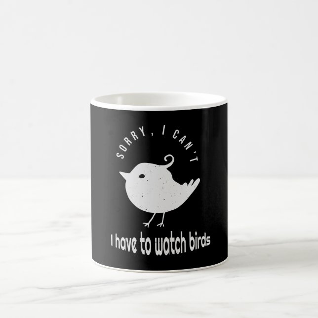 Taza De Café Cita de Birdwatching divertida (Centro)