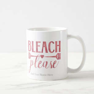 Taza De Café Cita de Bleach Please Peluquero Estilista Salón