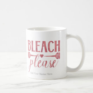 Taza De Café Cita de Bleach Please Peluquero Estilista Salón