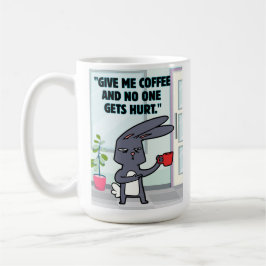 Taza De Café cita de café conejo