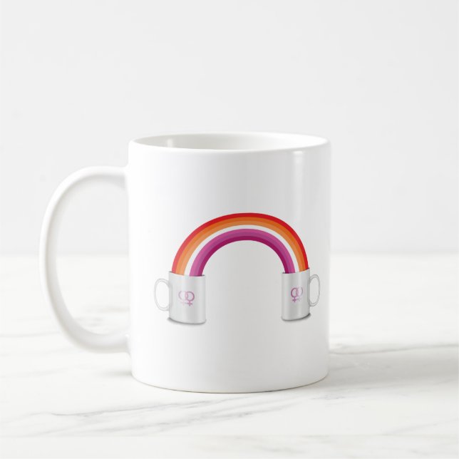 Taza De Café Cita de café lésbica (Izquierda)