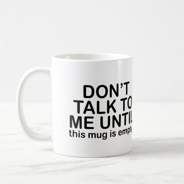 Taza De Café Cita de café sarcástica - Consigue mi café (Izquierda)